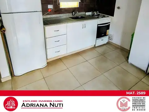 Departamento 2 ambientes con 1 baño