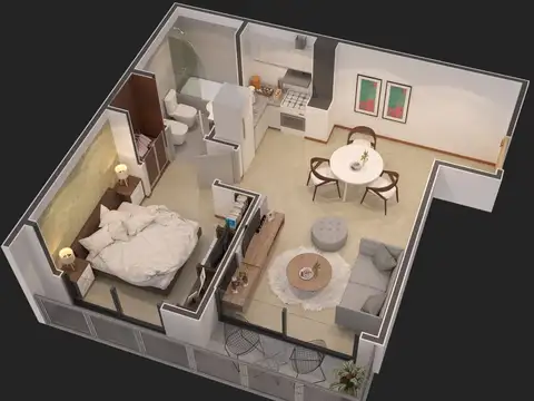 Departamento en Venta de 2 ambientes