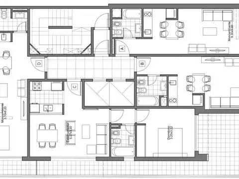 Departamento 2 ambientes con 1 baño