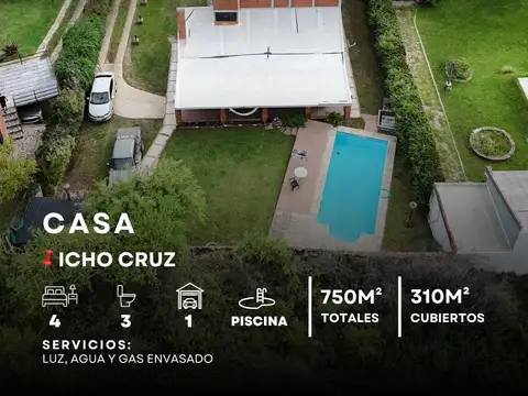 Venta Casa de 4 Dormitorios 2.091M² De Parque Sobre Ruta 38 En Villa Del Lago - Villa Carlos Paz