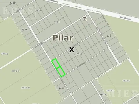 Excelente fracción en venta de 10.000 M2 en Zelaya calle De la carcova esquina Constancia