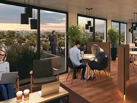 MONOAMBIENTE AL FRENTE CON TERRAZA EN BUCEO. ENTREGA MARZO 2027