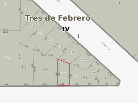 Galpon en Venta 8,84  mts Frente
