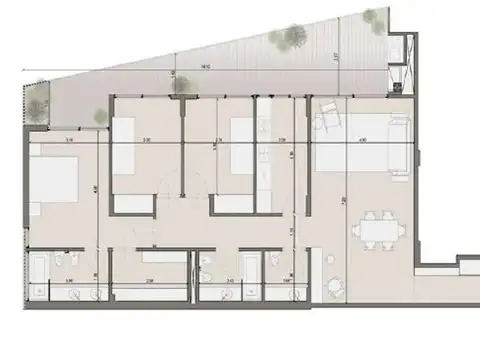 Departamento en Venta de 4 ambientes