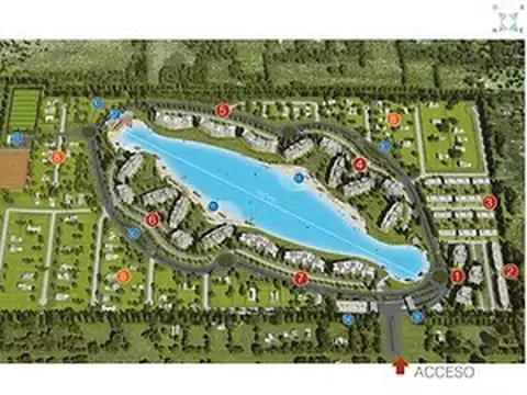 Terreno en Venta en Lagoon Pilar, USD 110.000