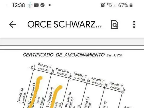 Terreno en Venta en Los Reartes, USD 19.900