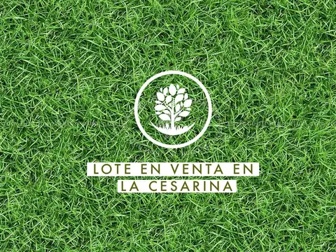 Terreno en Venta en La Cesarina, USD 85.000