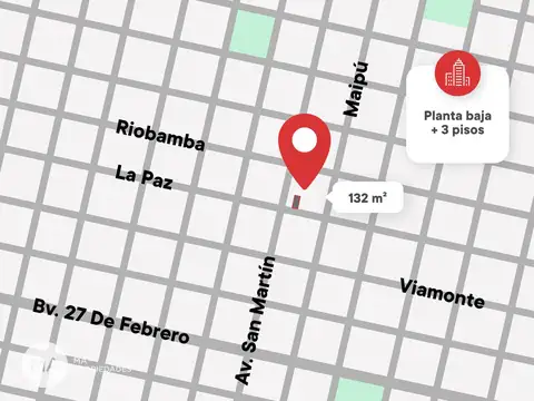 Terreno en Venta en Abasto, USD 97.500