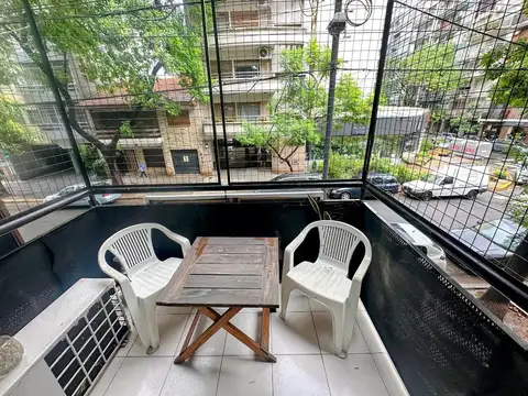 Departamento amoblado y equipado monoambiente dividido