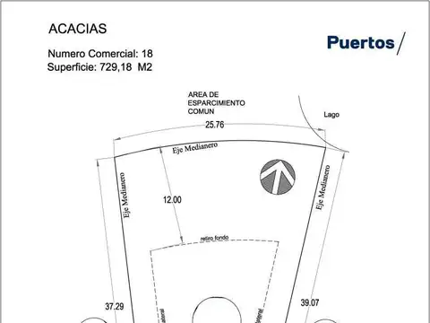 Lote/ Terreno en Barrio Acacias, Puertos del Lago, Escobar.