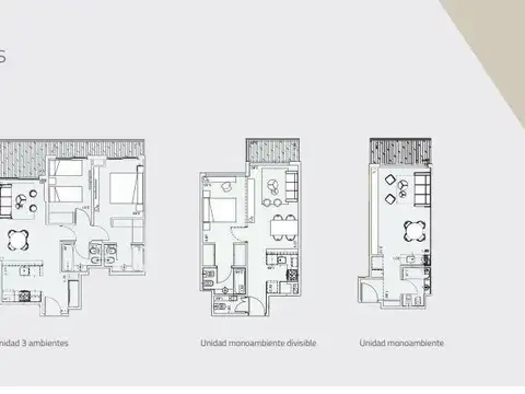 Departamento 2 ambientes con 1 baño