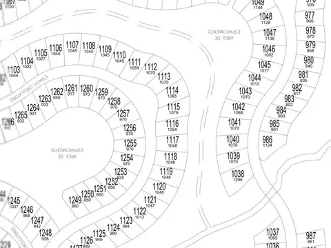 Terreno en Venta de 1079,0 m2