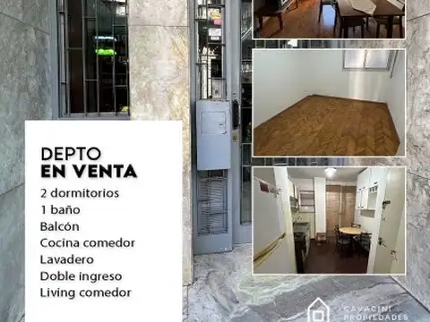 EN VENTA DEPARTAMENTO 2 DORMITORIOS LAPRIDA 1600