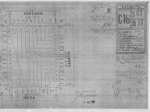 LOTE VILLA URQUIZA 60M DE FONDO
