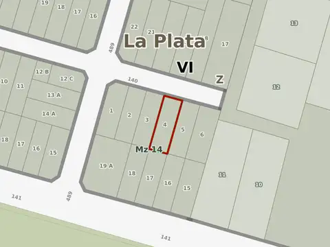 Terreno en Venta en Joaquin Gorina, USD 45.000