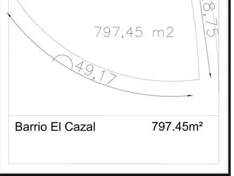 Venta Terreno directo a la Laguna  en Barrio Nautico El Cazal Escobar.