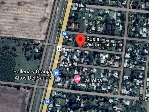 Lote Altos del Sauce 250m2 una cuadra de la ruta