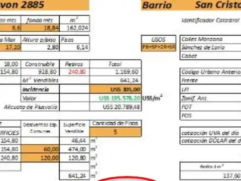 Terreno en Venta de 274,0 m2