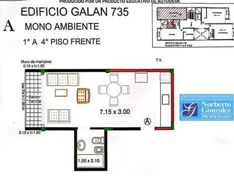 En Venta Departamento de 1 Ambiente y 2 Ambientes en Palomar F: 10291