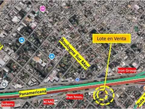 Panamericana km.26 y B. Sur Mer