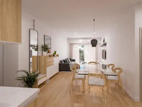 Departamento 3 ambientes con 2 baños