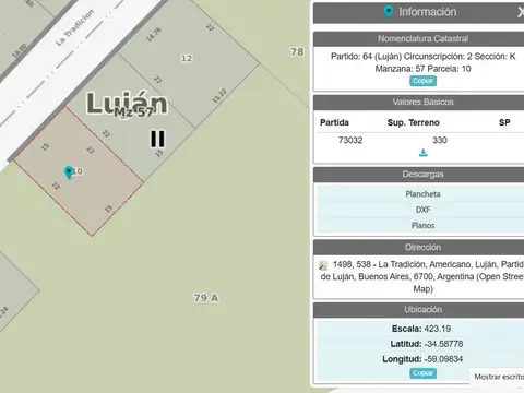 Terreno en Venta de 330,0 m2