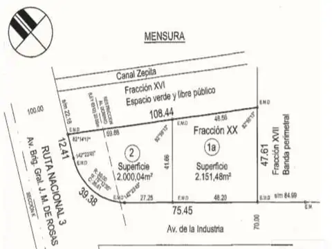 Terreno en Venta en Virrey Del Pino, USD 450.000