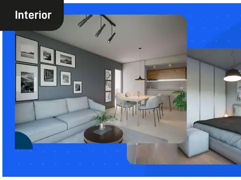 Departamento 2 ambientes con 1 baño