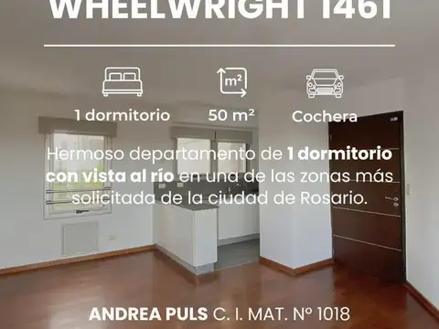 VENTA DE 1 DORMTIORIO ZONA RIO ROSARIO
