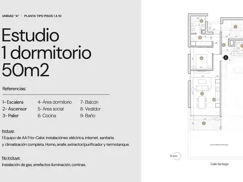 Departamento en Venta de 2 ambientes