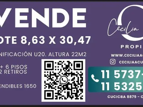 Palermo, Lote a la venta