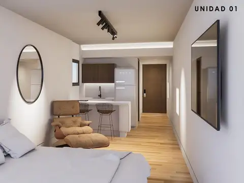 Venta Departamento monoambiente con balcon en Palermo - amenities