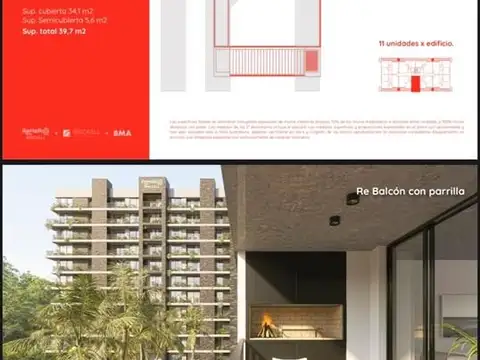 Departamento 3 ambientes con 2 baños