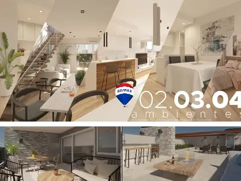 Departamento 3 ambientes con 2 baños