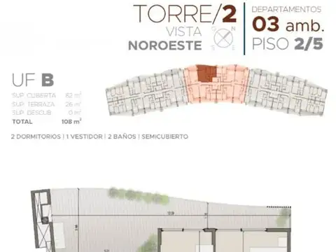 Departamento en Venta de 3 ambientes