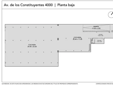 Galpon en Alquiler 17,29  mts Frente