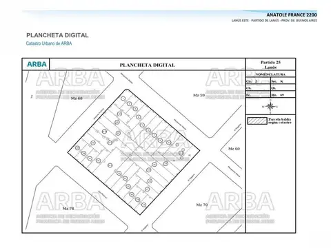 Terreno en Venta de 219,0 m2