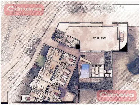 Departamento 2 ambientes con 1 baño