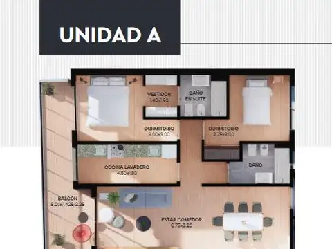 Venta, Departamento, 3 ambientes, Balcón, Villa Santa Rita.