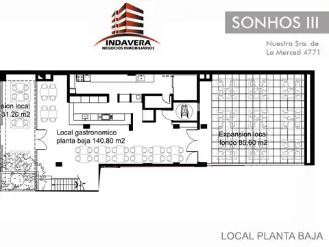 LOCAL COMERCIAL DOBLE ALTURA 377 M2 TOTALES – CASEROS CENTRO