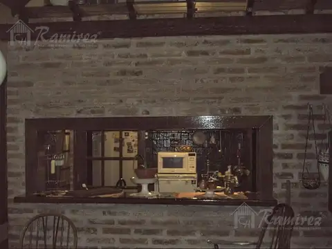 Casa 2 ambientes con 2 baños