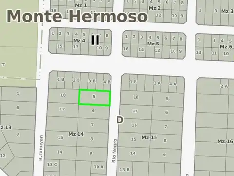 Terreno en Venta 40  mts Fondo