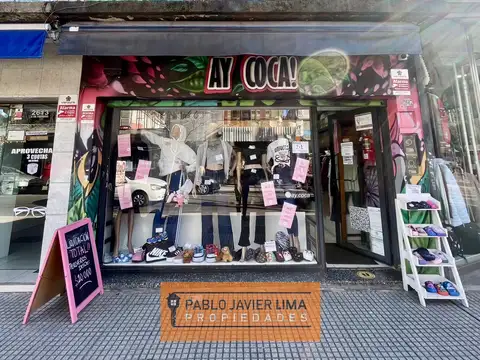 VENTA - FONDO DE COMERCIO - AYCOCA ROPA Y CALZADOS - CASEROS CENTRO - TRES DE FEBRERO