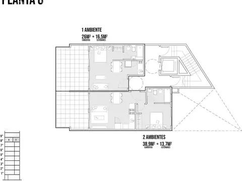 Departamento en Venta de 2 ambientes