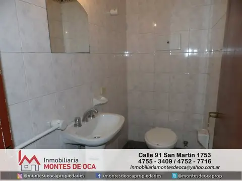 Departamento 3 ambientes con 1 baño