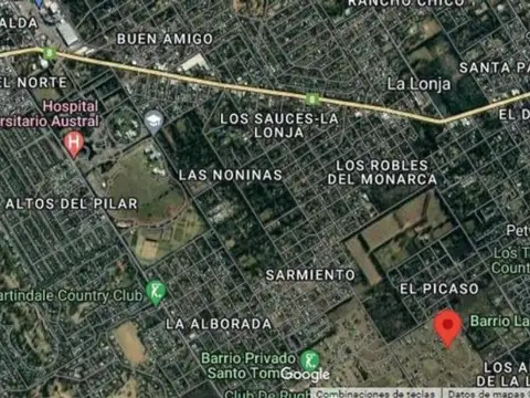 Terreno en Venta de 846,0 m2