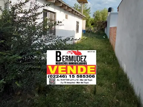Venta Casa 3 Ambientes + Monoambiente Calle 78 Entre 10 Y 11 Mar Del Tuyu
