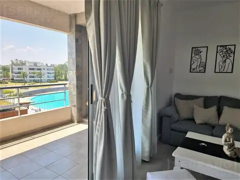 Alquiler Dpto 2 Amb amobaldo, Febrero disponible. Con vista a la laguna! Lagoon Pilar