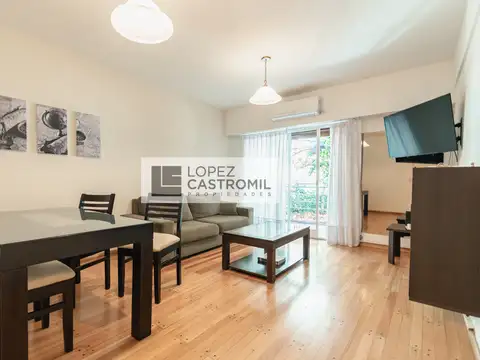 IMPECABLE! Balcones al frente c/vista a copa de los árboles! Amoblado y Equipado! Muy lum! Lavadero! ÚNICO! OPORT!