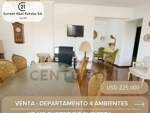 VENTA DEPARTAMENTO 4 AMBIENTES + COCHERA